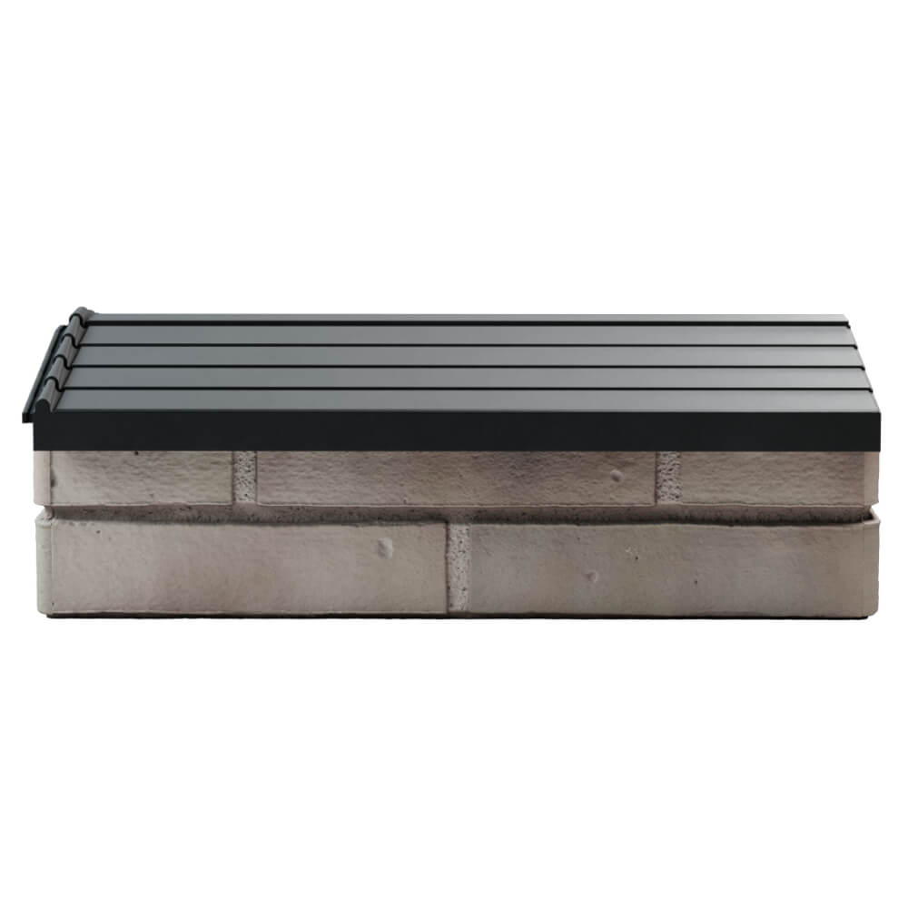 Парапет Zking Бона ХайТек Серый с посадкой на 1 кирпич (200/225/255мм)